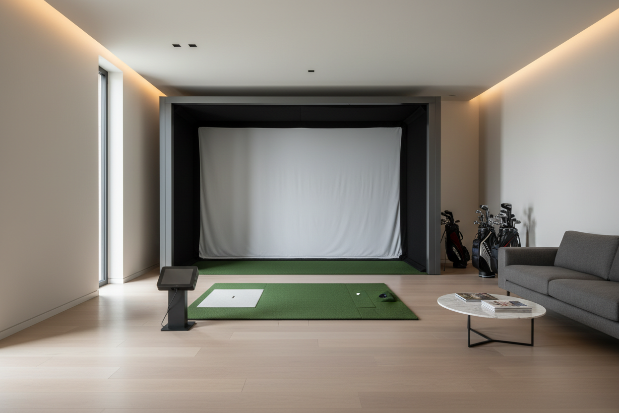 Slideshow Image 1 — Premium Home Golf Studio Setup