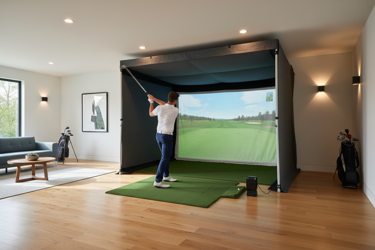 Slideshow Image 2 — Lifestyle Golf Practice Moment